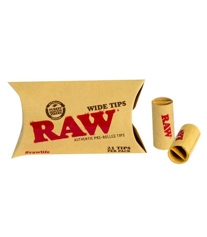 Raw Wide | Pre-Rolled ø 8 mm | Filtertips