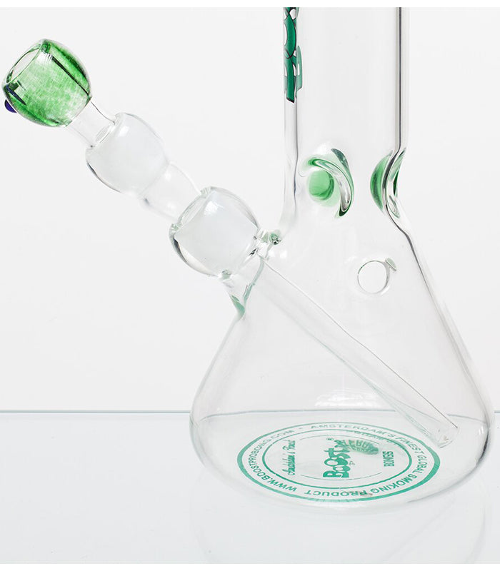 Boost | Beaker Green Glass Bong | 30 cm hoch | 18,8er Schliff  |  Ice