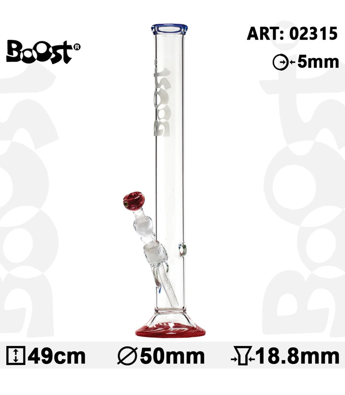 Boost | Cane Glass Bong | 49 cm hoch | 18,8er Schliff