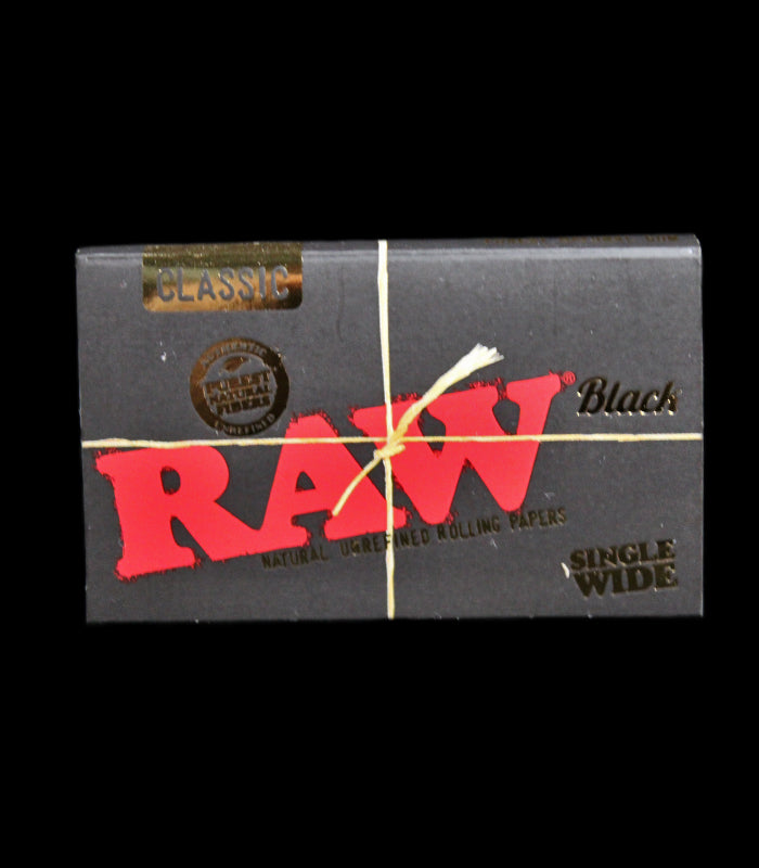 Raw Classic Black | Single Wide Double | Ultradünn