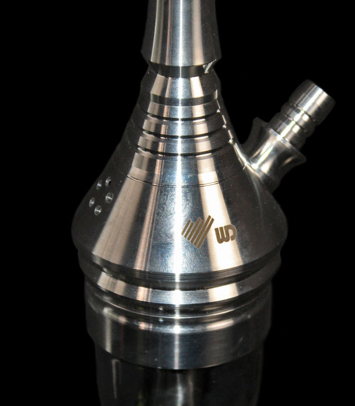 WD Hookah | G30 a-7 Edelstahlshisha | grau