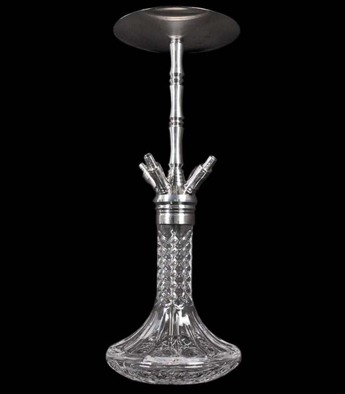 WD Hookah | G41-11 Edelstahlshisha | clear