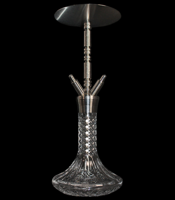 WD Hookah | G45-11 Edelstahlshisha | clear