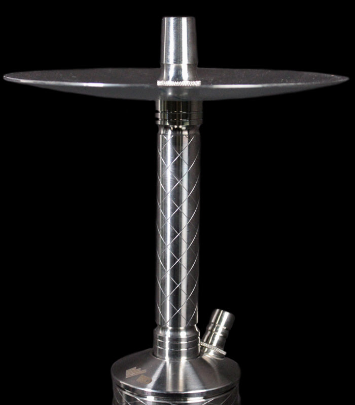 WD Hookah | Ls2-13 Edelstahlshisha | grau