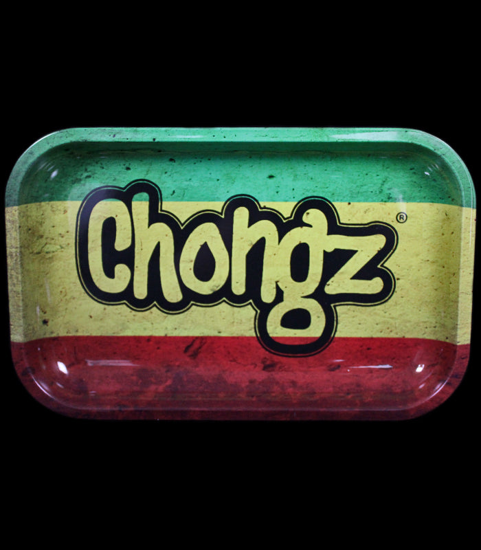 Metall-Drehtablett | Chongz Rasta | 27,5 x 17,5 x 2,5 cm