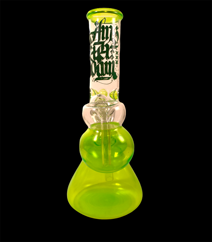 Amsterdam | Bong Glass mit Vorkühlerkopf | 30 cm hoch | 18,8er Schliff