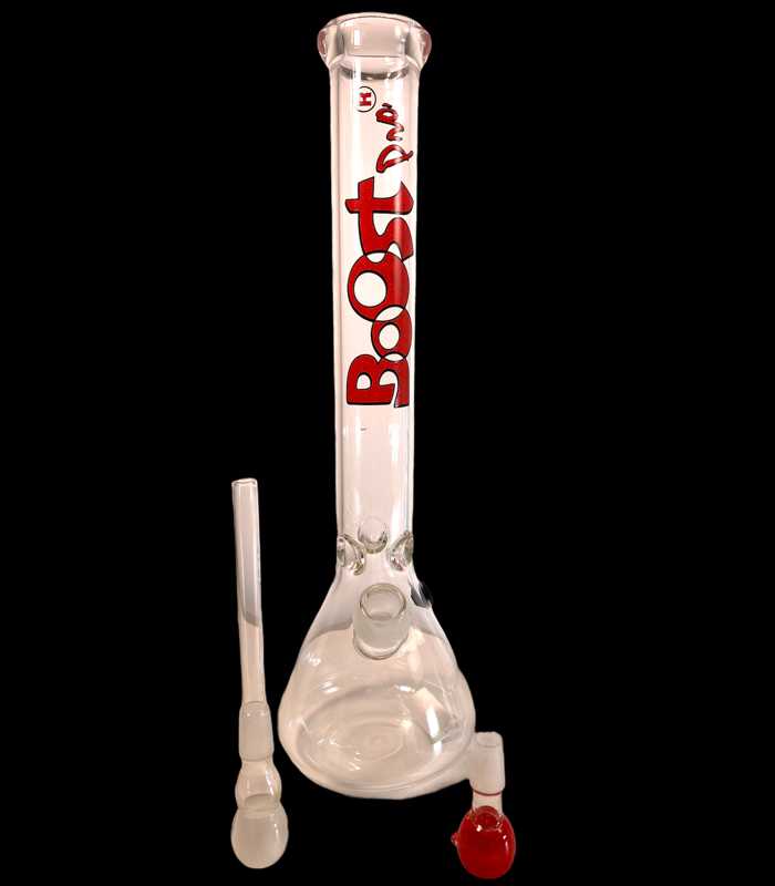 Boost | Bong | Beaker | Rot  |  44 cm  |  18,8er Schliff  |  Ice