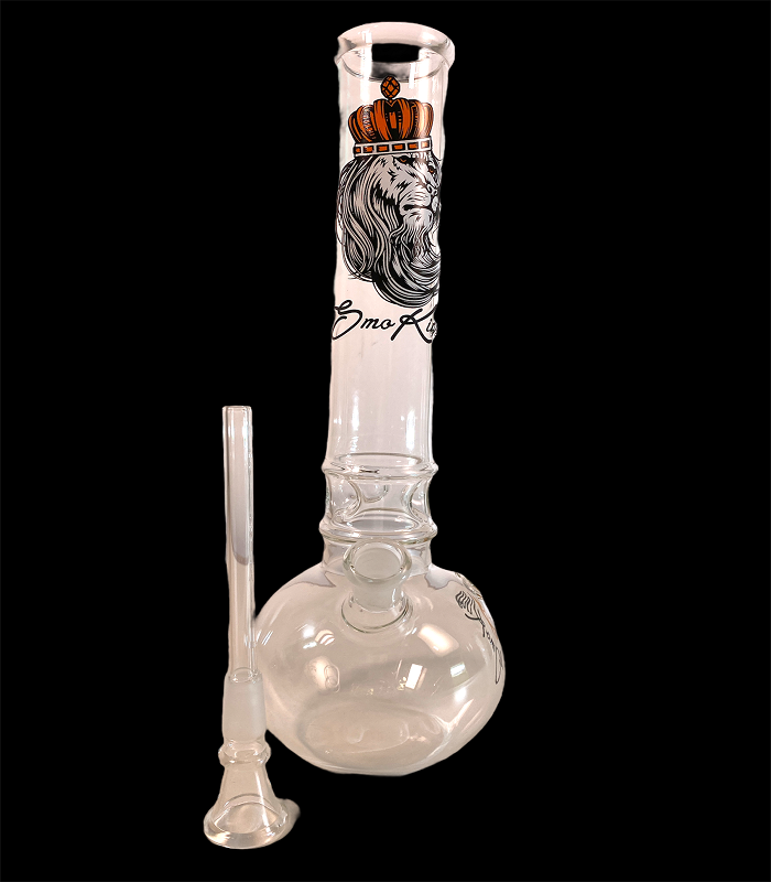 SmoKing | Lion Glasbong | 30 cm hoch | 14,5er Schliff