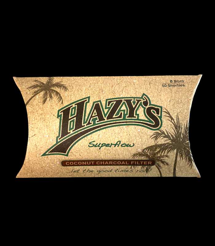 Hazys Coconut | Charcoal Aktivkohlefilter | ø 8 mm 50 Stck.