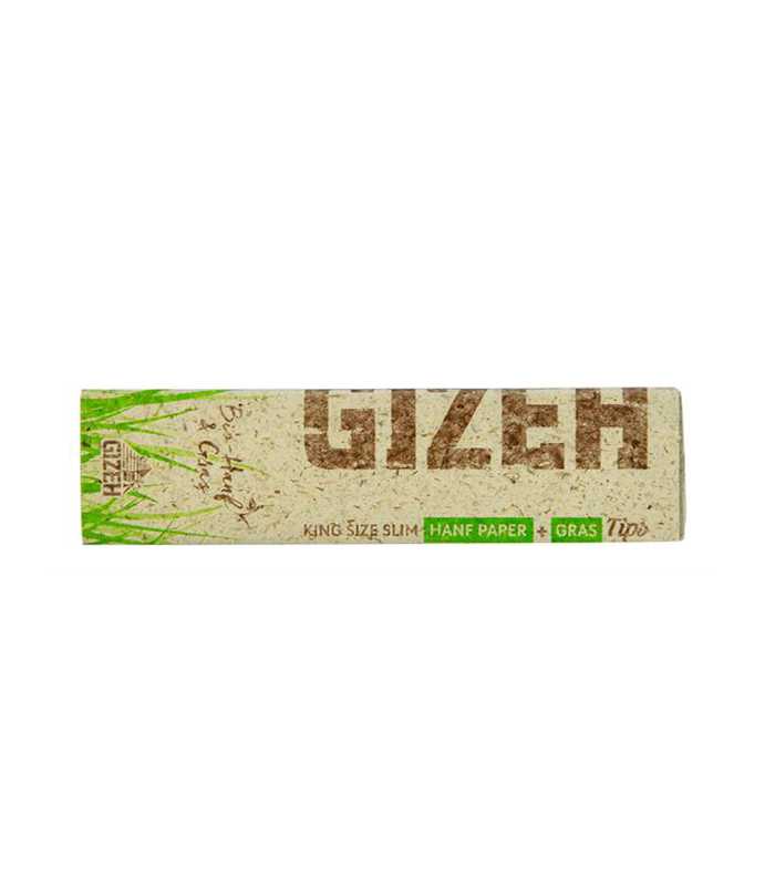 Gizeh | Hanf & Gras King Size Slim Papers + Tips