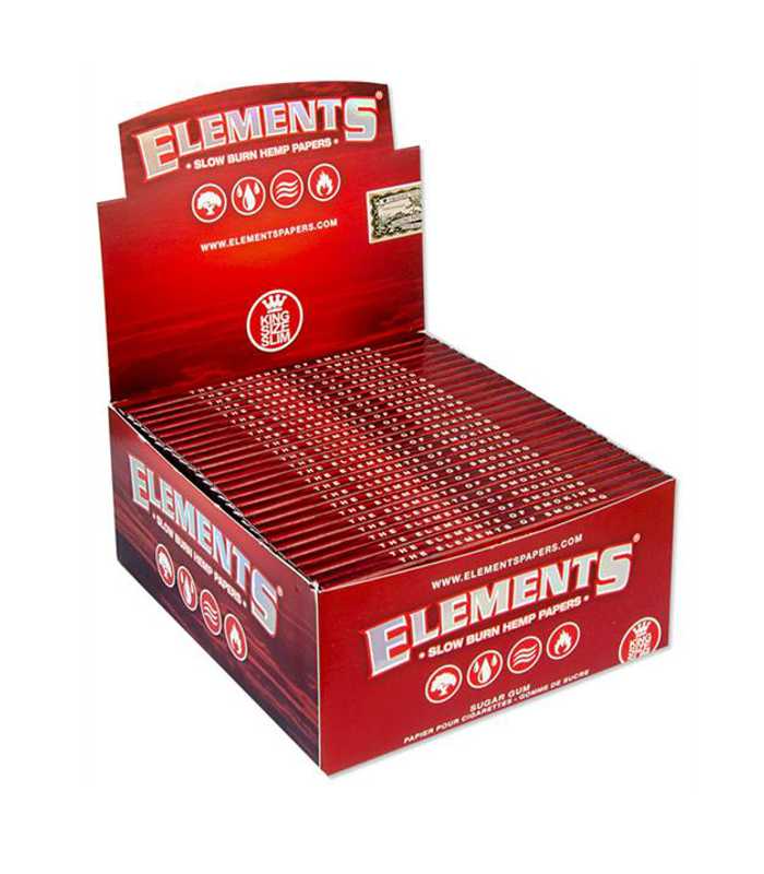 Elements | Red King Size Slow Burn Papier