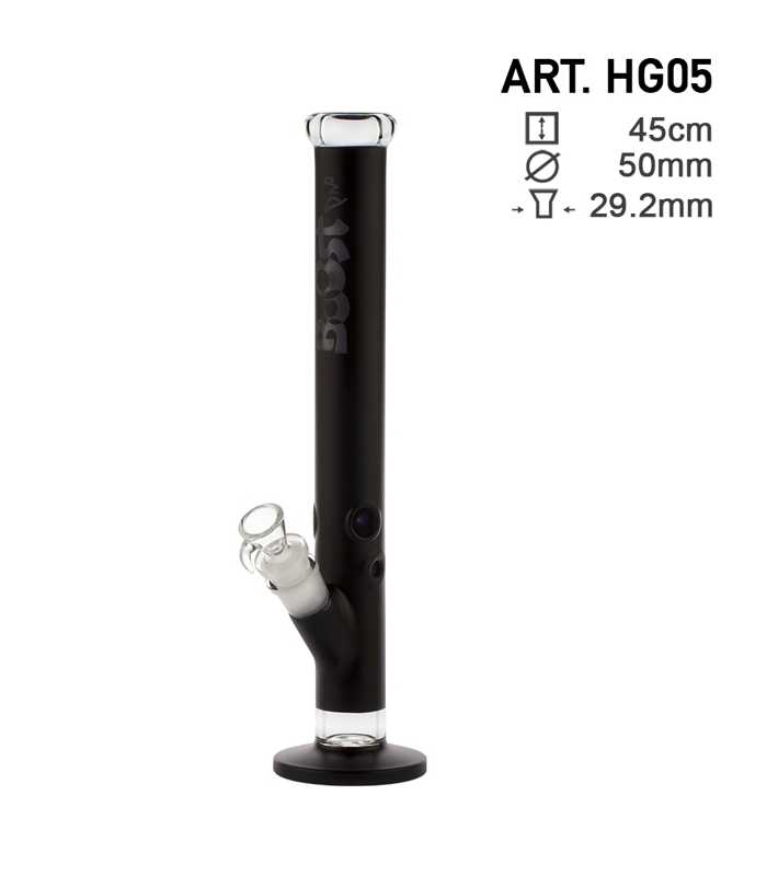 Boost | Beaker Glass Bong Black | 45 cm hoch | 29,2er Schliff