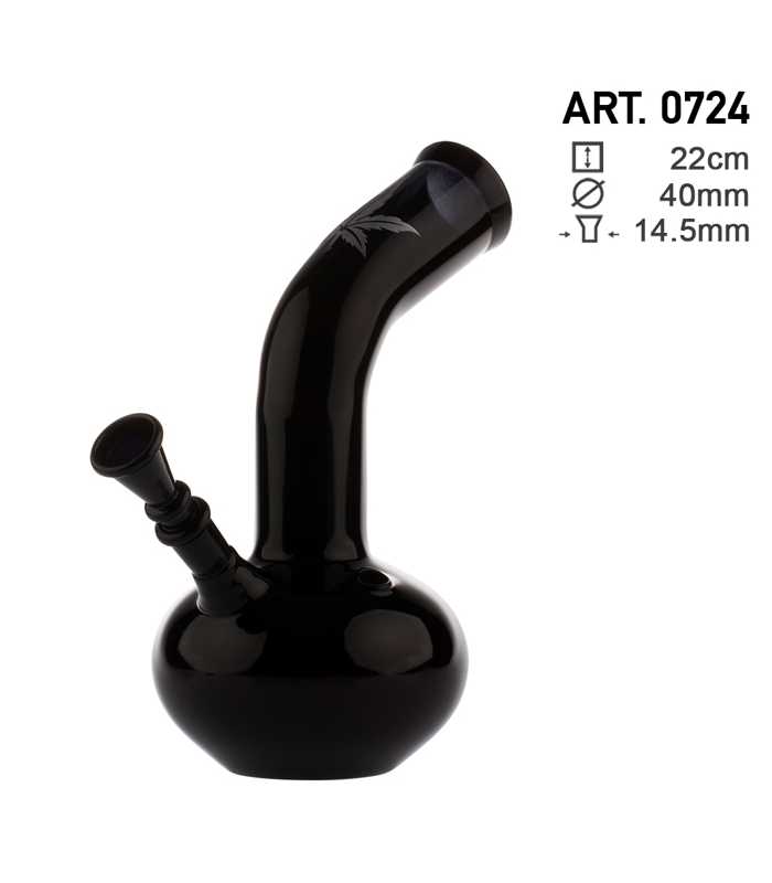 Black Art | Bouncer Glass Bong | 22 cm hoch | 14,5er Schliff