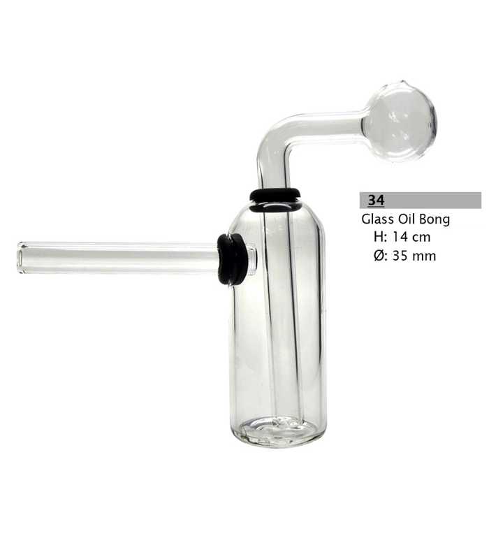 Glas Oil Bong | 14 cm hoch