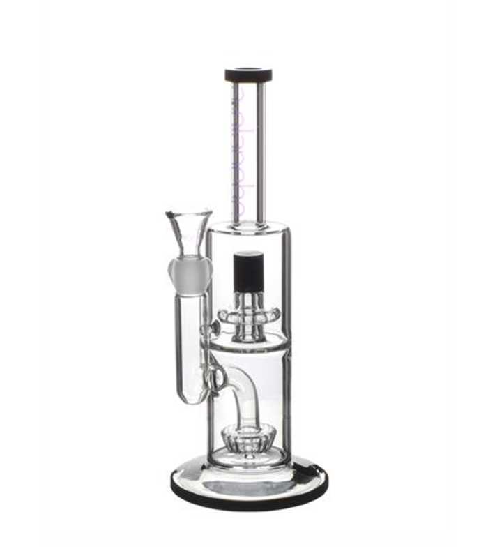 avalanche | Glasbong | 31 cm hoch | Ring & Showerhead Perc  |  18,8er Schliff