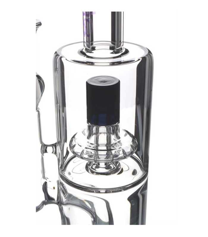 avalanche | Glasbong | 31 cm hoch | Ring & Showerhead Perc  |  18,8er Schliff