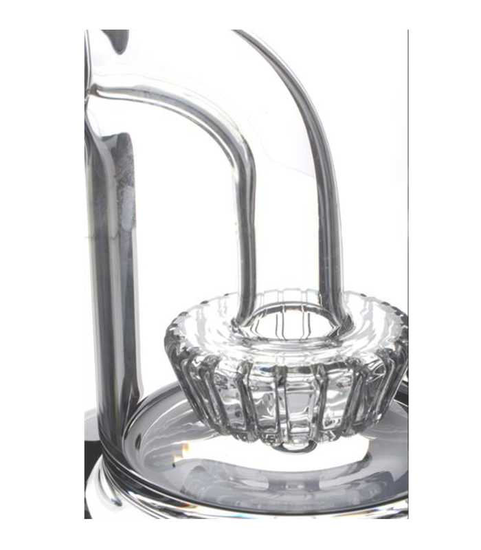 avalanche | Glasbong | 31 cm hoch | Ring & Showerhead Perc  |  18,8er Schliff