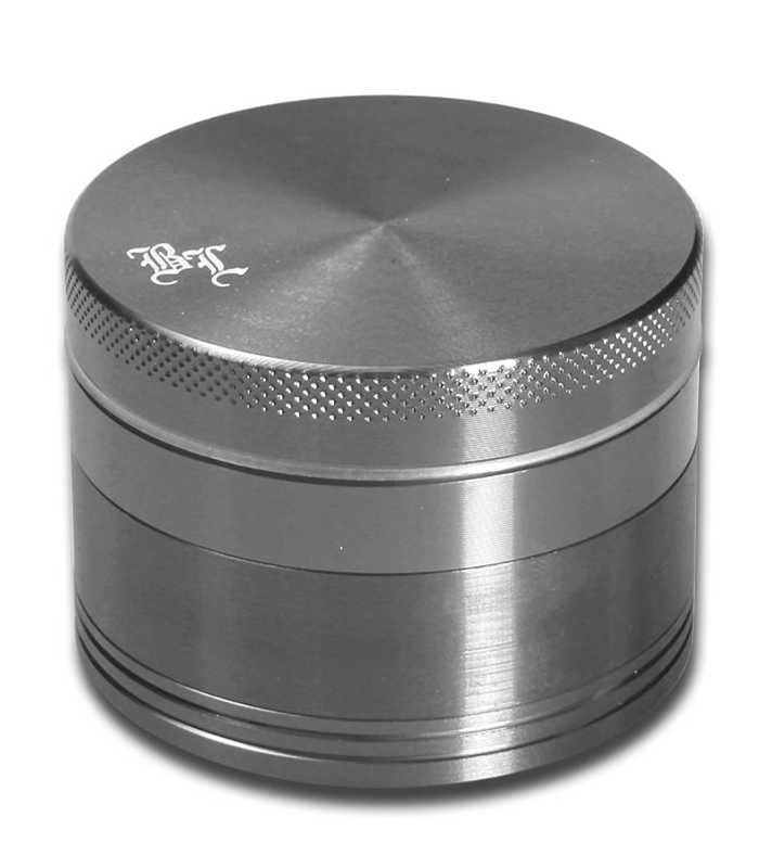 Black Leaf | Aluminium Grinder | Grau | 4-tlg.