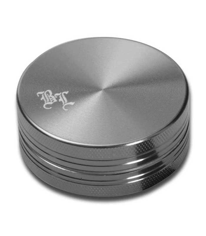 Black Leaf | Aluminium Grinder | Grau | 2-tlg.