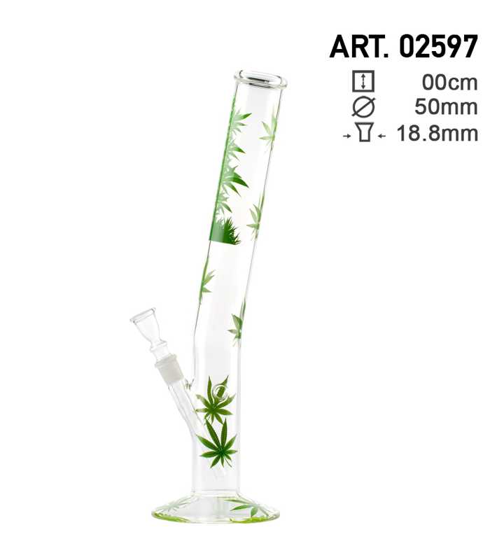 Leaf | Jhari Hangover Glass Bong | 45 cm hoch | 18,8er Schliff