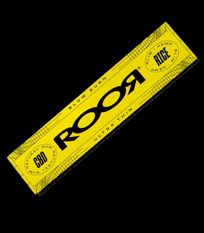 Roor | CBD Infused King Size Slim | Gelb | unbleached