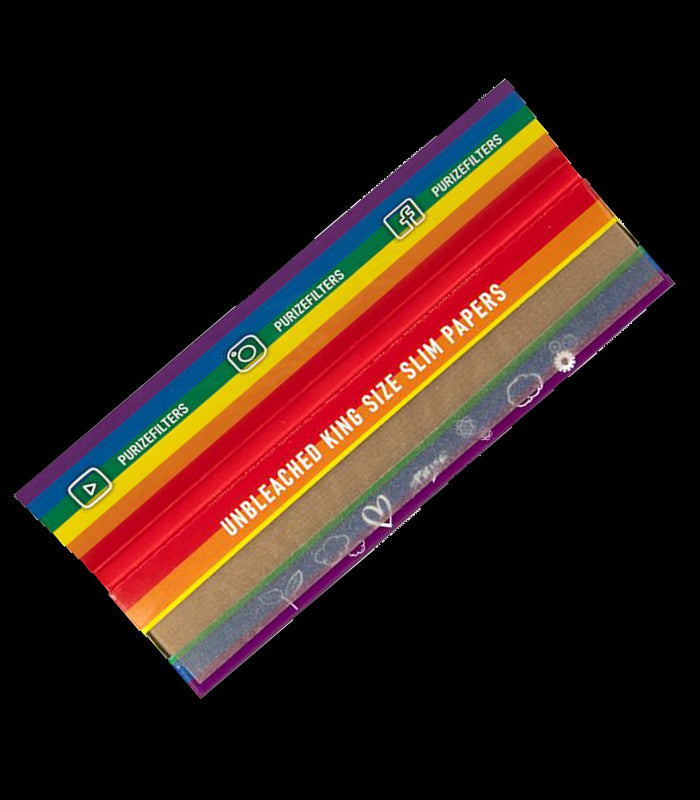 Purize | Rainbow | King Size Slim | Ultra Fine Zigarettenpapier