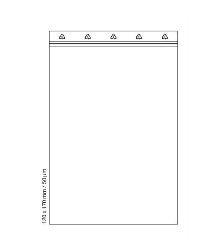 ZIP-Beutel (35 x 45 mm, 50 µm) - 100 Stk.