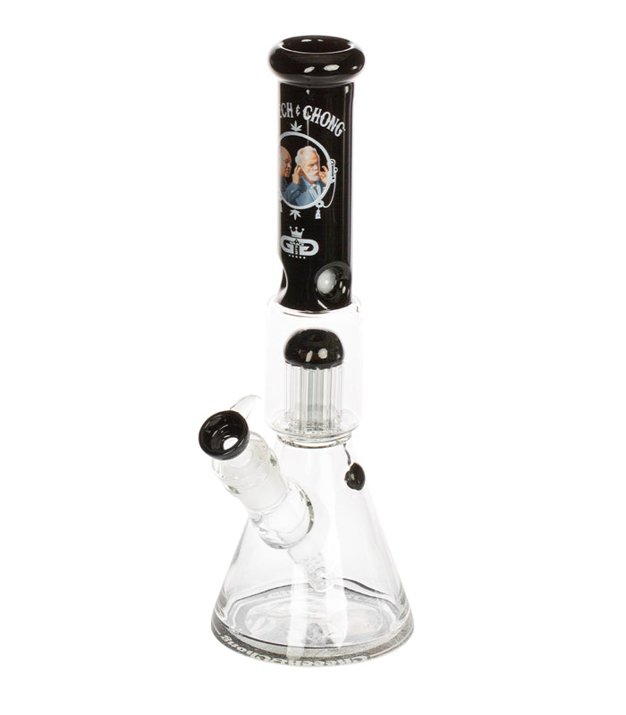 Grace Glass | Cheech & Chong | Beaker Percolator Bong | Black  |  ⌀ 29,2er Schliff mm Schliff