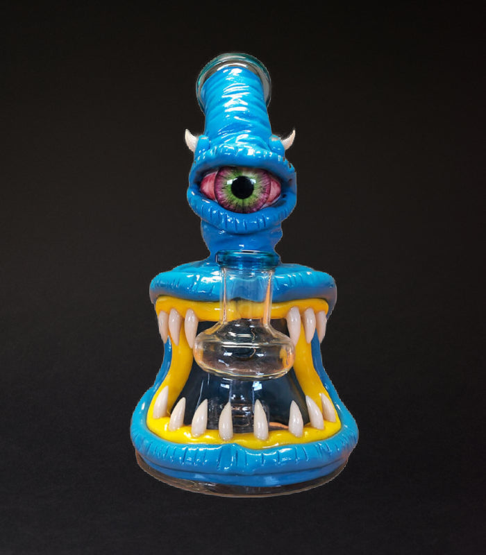 Black Sheep | Monster Bong | Blau | 16 cm hoch