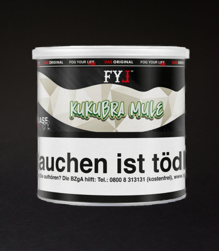 Fog Your Law | Dry Base mit Aroma | Kukubra Mule | 65 g