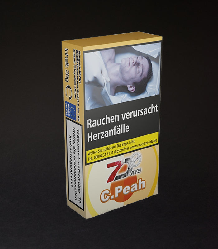 7 days | Platin | C.peah | Shisha-Tabak 25 g