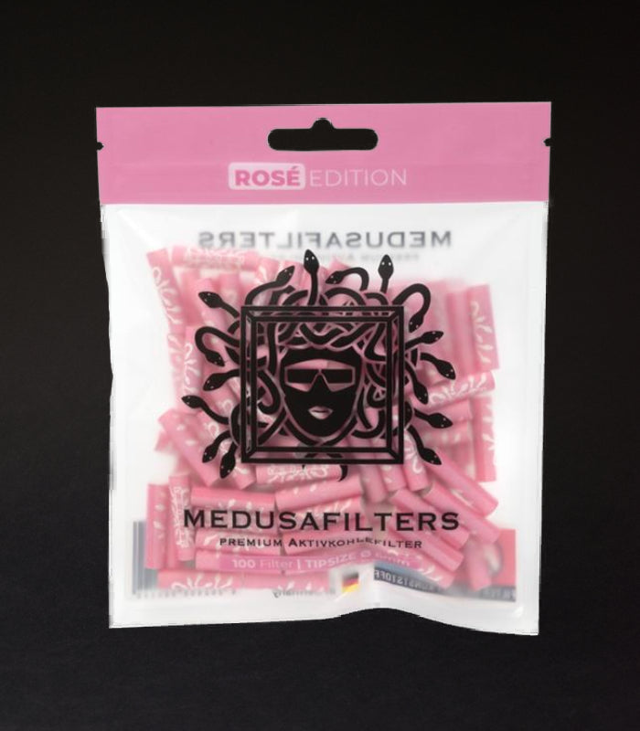 Medusa | Aktiv-Cellulose-Filter | Rose Edition | 100 St