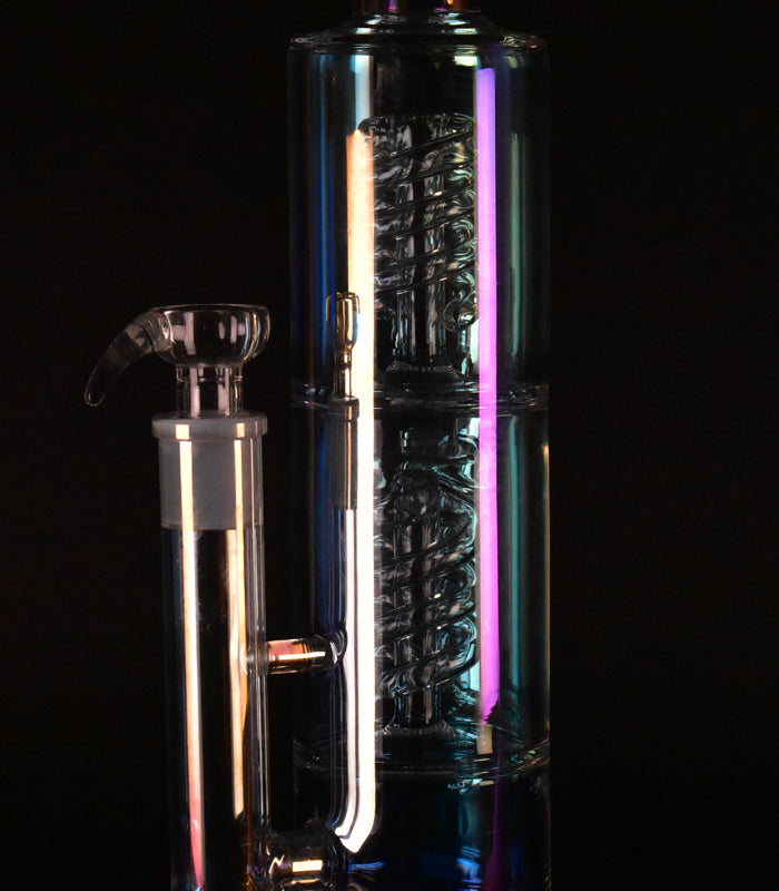 Grace Glass | Octopus White | Spiral Perc Bong