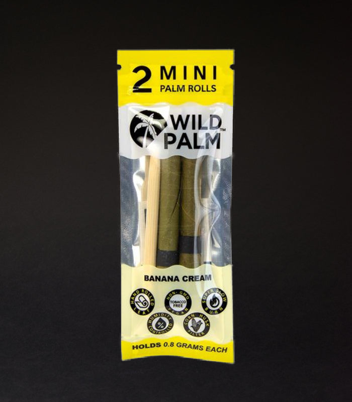 Wild Palm | Mini Terpene Infused Palm Rolls | Banana Cream