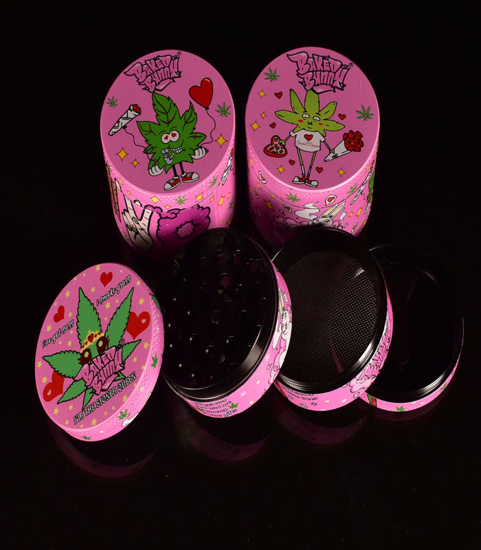 Super Heroes | Grinder | 4 tlg. Metall Pink