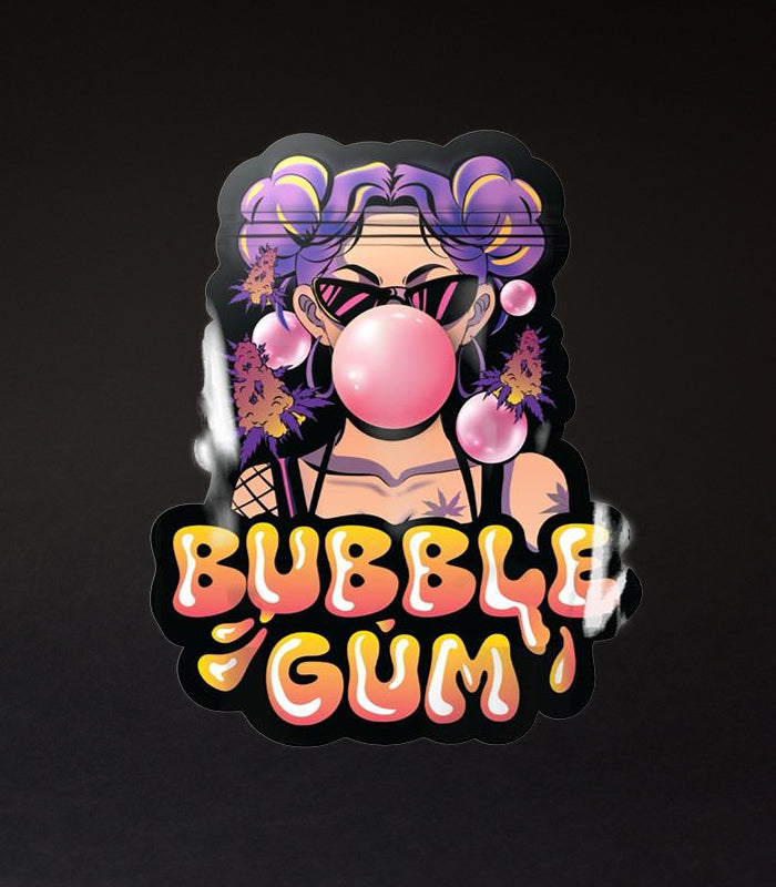 Mylar Bag Geruchsstopp Zip-Beutel Bubble Gum, 10 Stk.