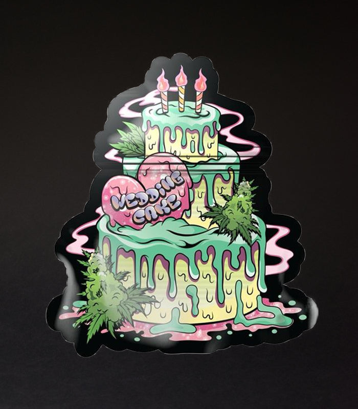 Mylar Bag Geruchsstopp Zip-Beutel Weeding Cake, 10 Stk.