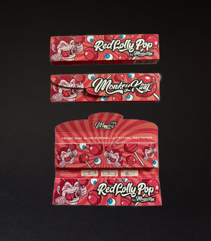 Monkey King Ks + Tips | King Size | Red Lolly Pop