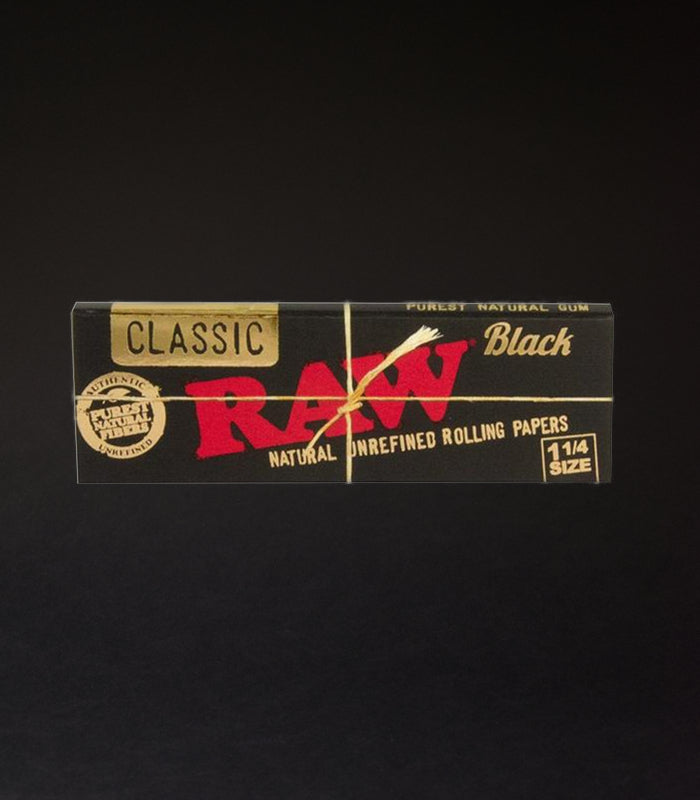 Raw | Classic Black | 1 1/4 Papier