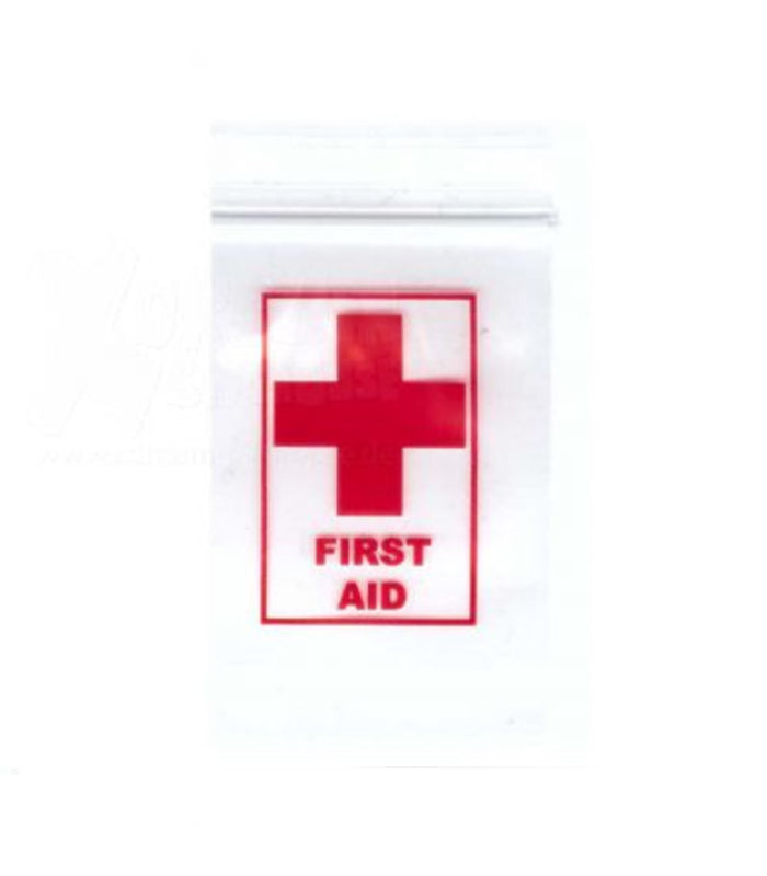 Zip-Beutel 'First Aid' | 40 x 60 mm