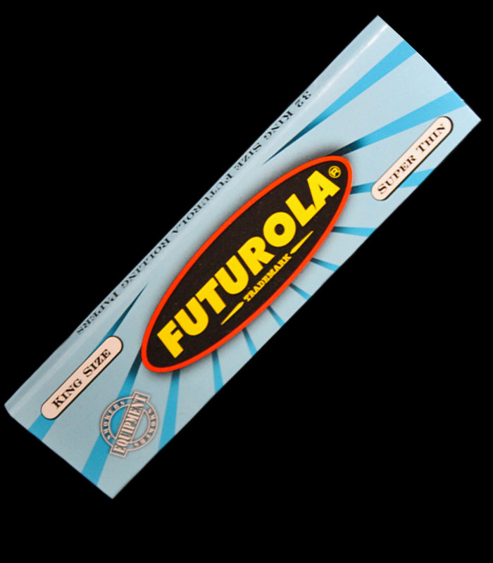 Futurola Blue | breite King Size Papers aus Amsterdam