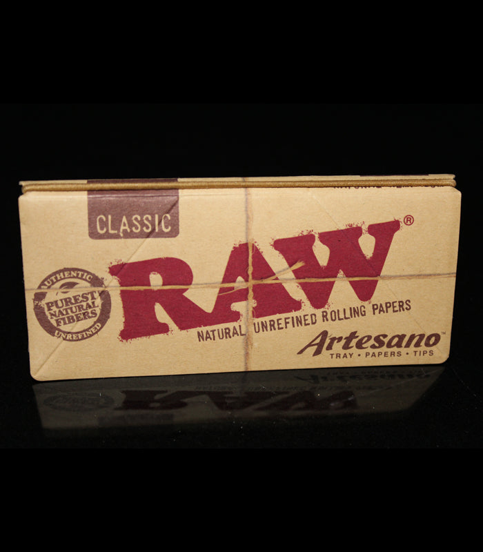 Raw Artesano Classic | King Size + Tips + Tray