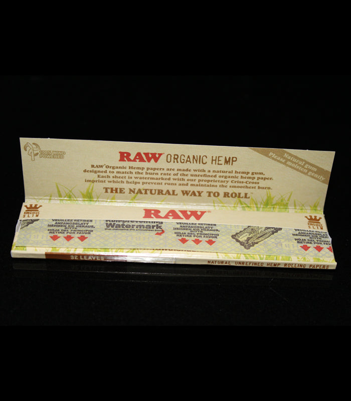 Raw Organic Hemp Slim | King Size