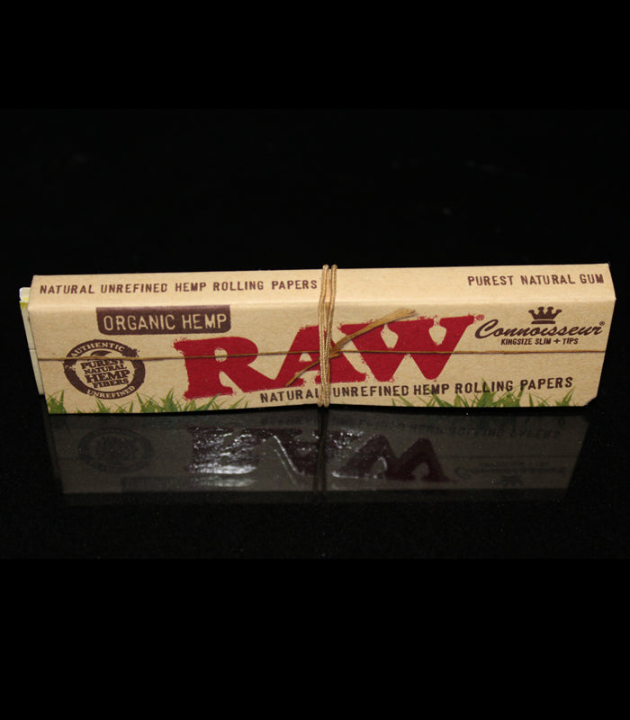 Raw Organic Hemp Connoisseur Slim | King Size + Filter