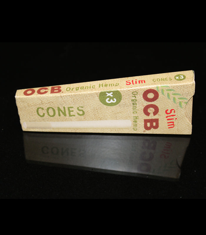 OCB | Organic Hemp Slim | Cones x3 mit Stopfhilfe