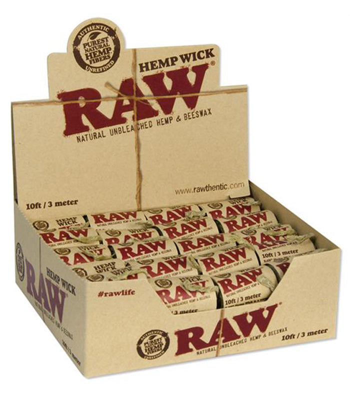 Raw | Hemp Wick Rolls | 300 cm