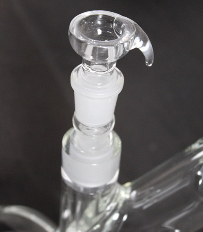 Grace Glass | Crystal Series | Straight Bong | 43 cm hoch  |  18,8er Schliff  |  Ice