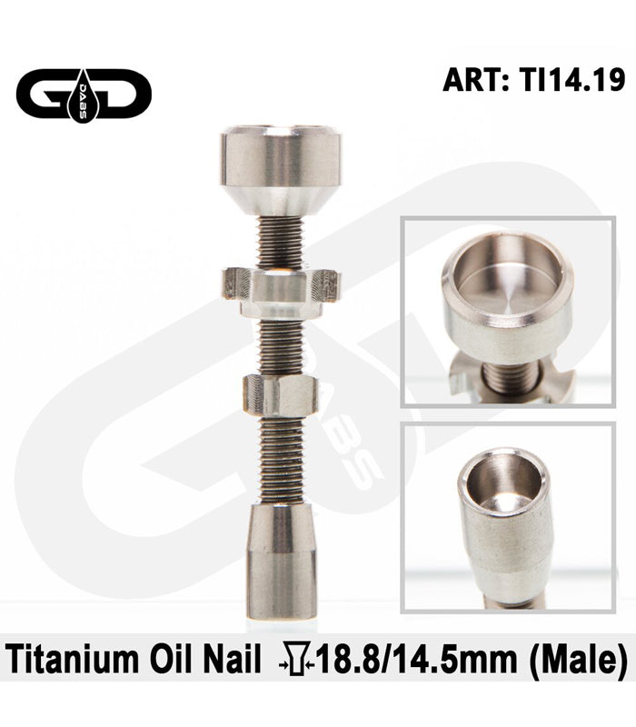 Grace Glass | Titanium Oil Nail | Schliff: 18,8er Schliff mm/14,5er Schliff mm (male)