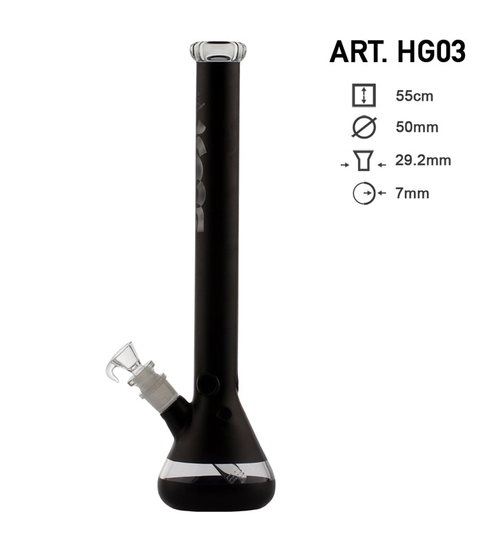 Boost | Bong | Black Beaker | 55 cm hoch  |  29,2er Schliff  |  Ice