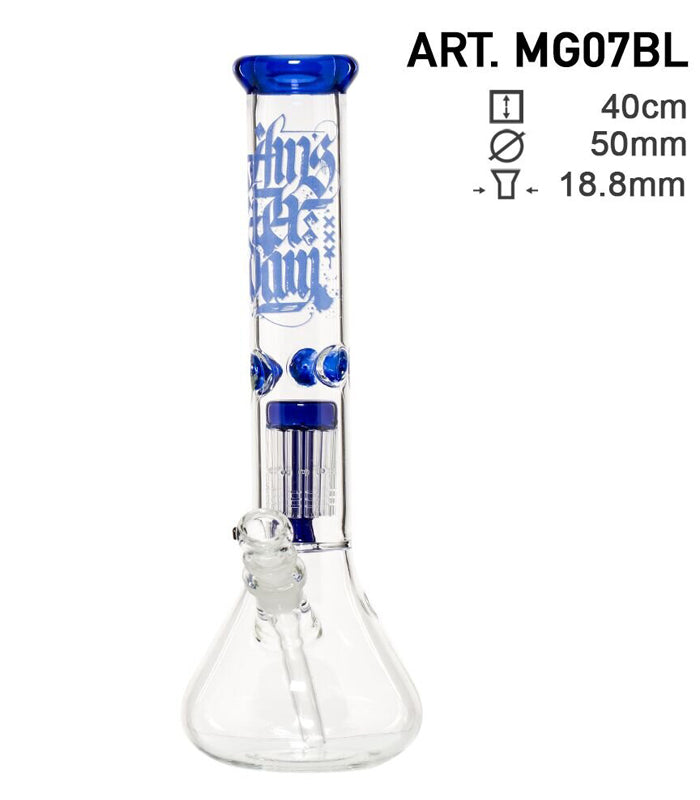 Amsterdam | Bong Glass | 8 arm Perculator | 40 cm hoch | 18,8er Schliff